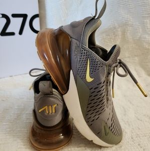 Nike Air Max 270 Dark Stucco Metallic Gold